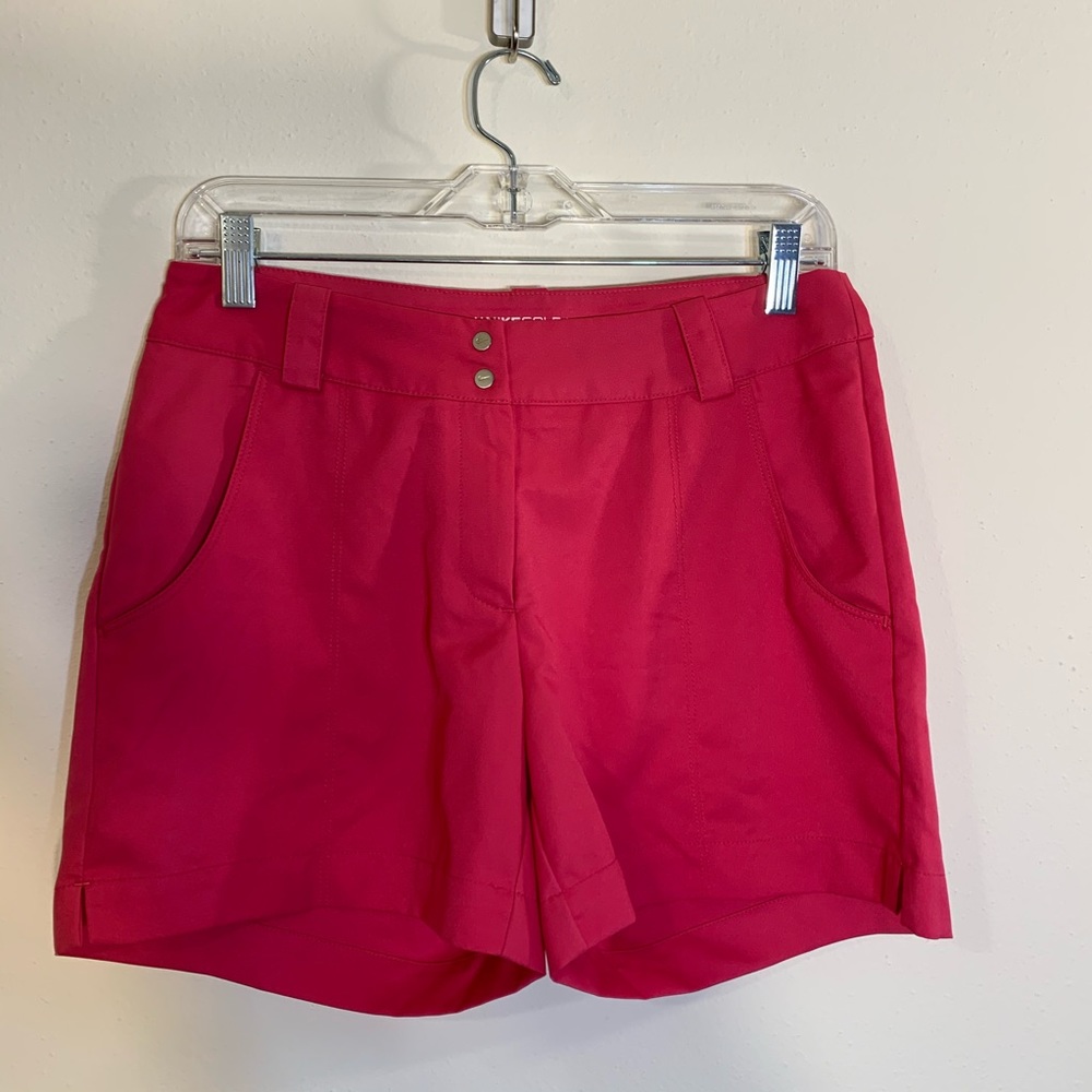 NWOT nike golf tour performance hot pink shorts